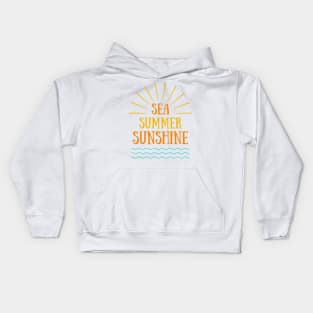 SEA SUMMER SUNSHINE Kids Hoodie